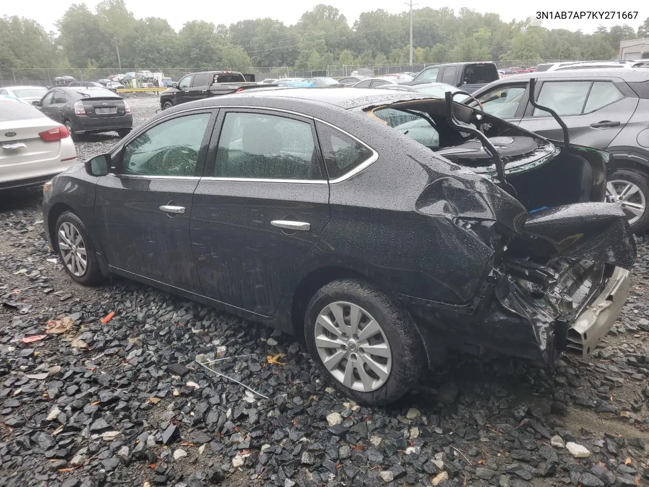 2019 Nissan Sentra S VIN: 3N1AB7AP7KY271667 Lot: 71346154