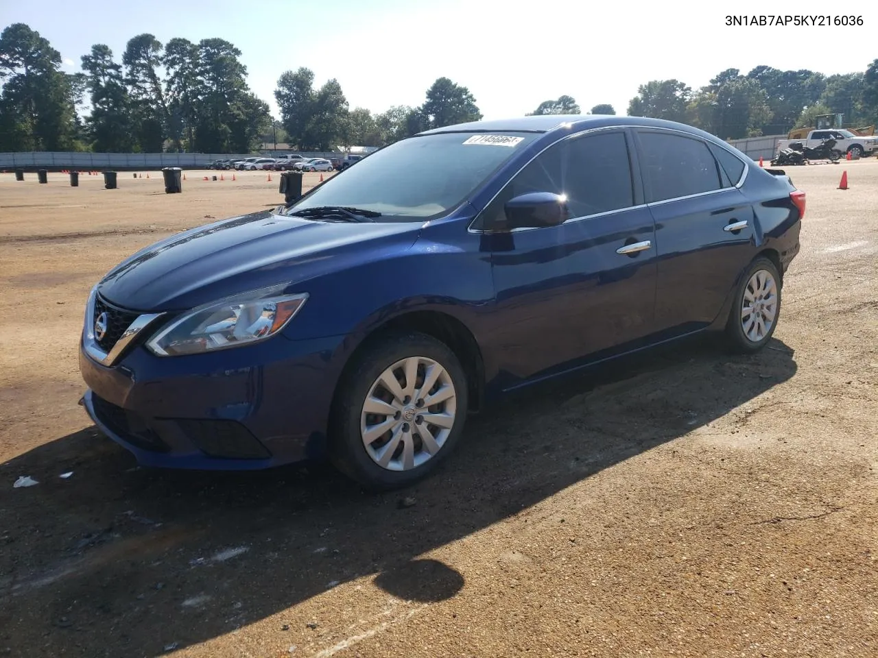 2019 Nissan Sentra S VIN: 3N1AB7AP5KY216036 Lot: 71456664