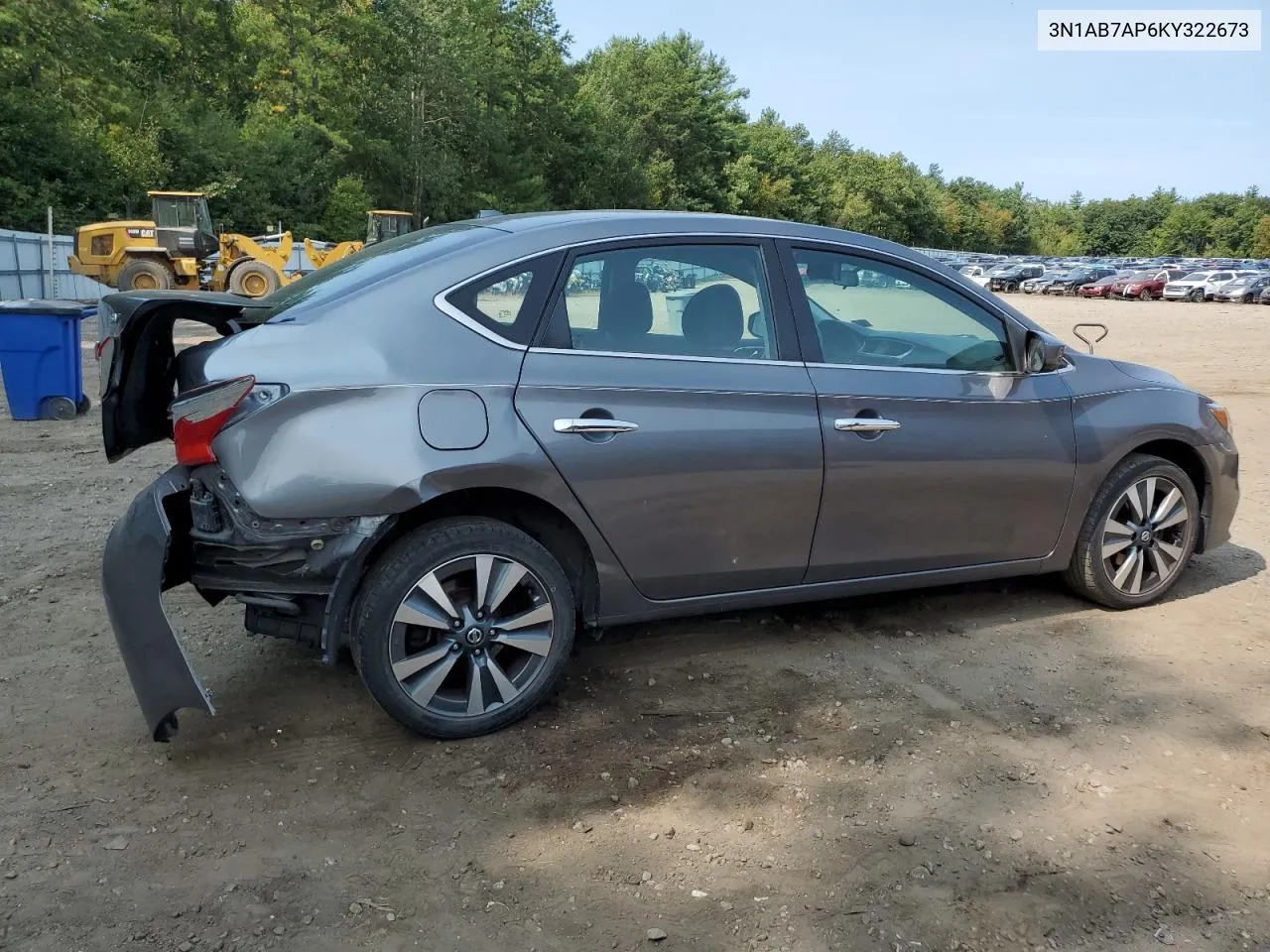 2019 Nissan Sentra S VIN: 3N1AB7AP6KY322673 Lot: 71457364