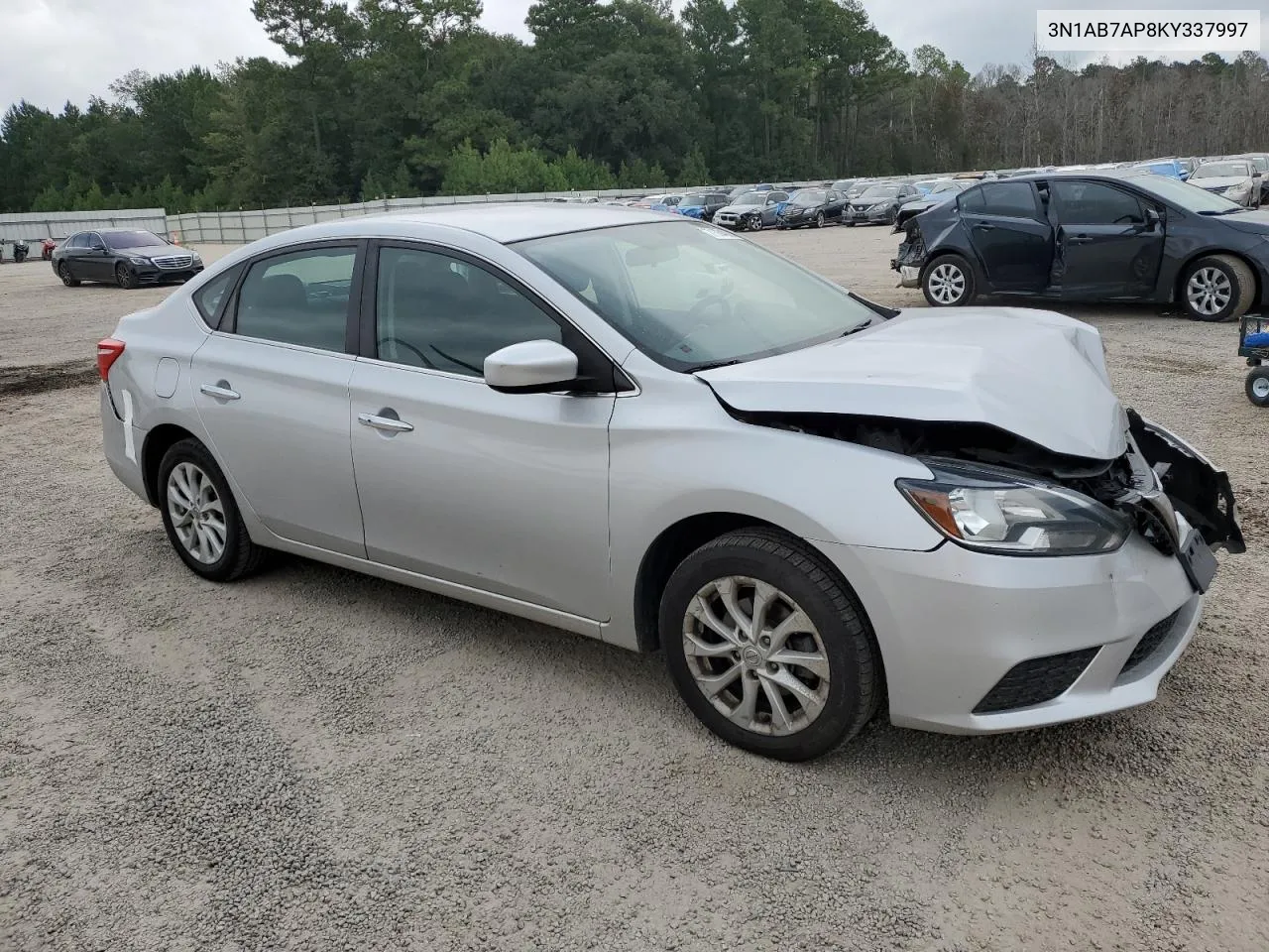 2019 Nissan Sentra S VIN: 3N1AB7AP8KY337997 Lot: 71564024