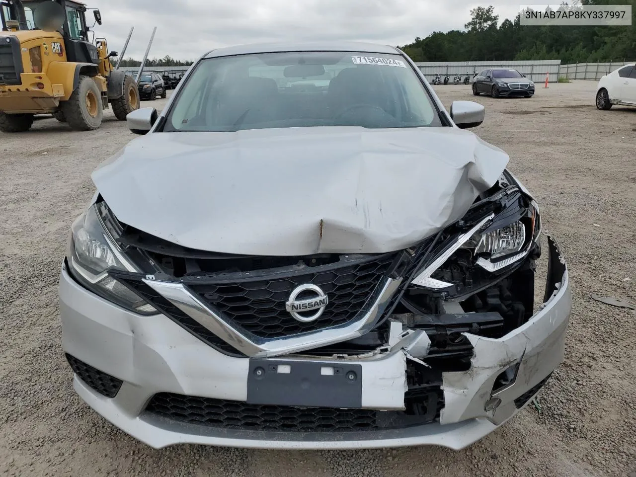 3N1AB7AP8KY337997 2019 Nissan Sentra S