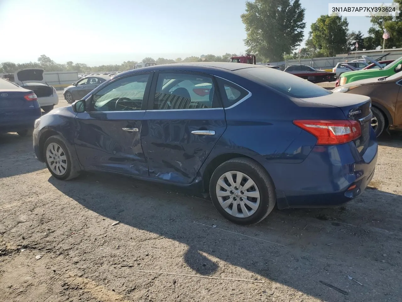 3N1AB7AP7KY393624 2019 Nissan Sentra S