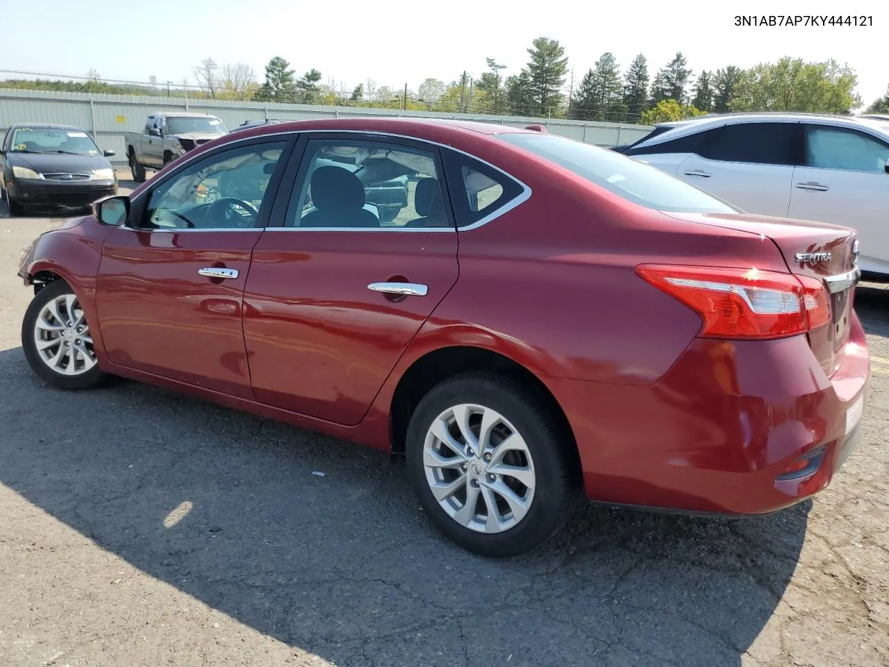 2019 Nissan Sentra S VIN: 3N1AB7AP7KY444121 Lot: 71624684