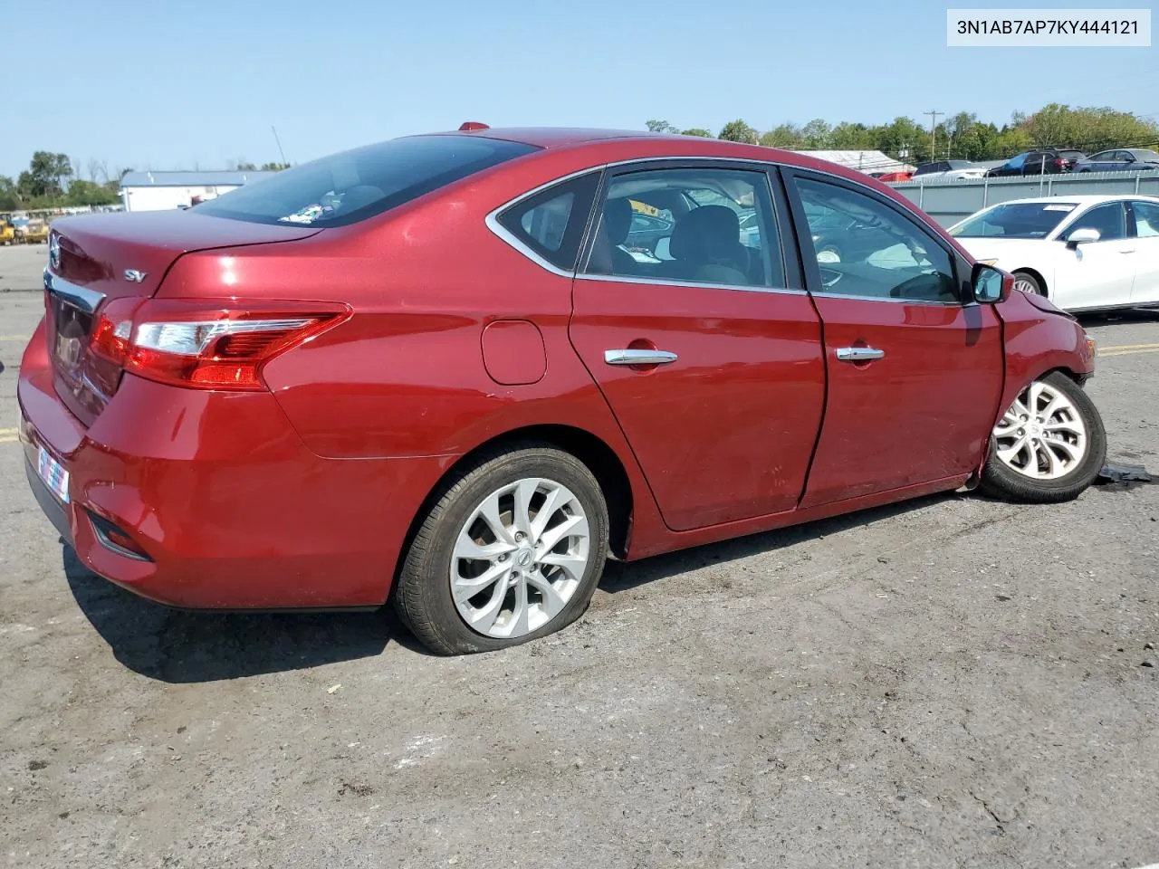 2019 Nissan Sentra S VIN: 3N1AB7AP7KY444121 Lot: 71624684