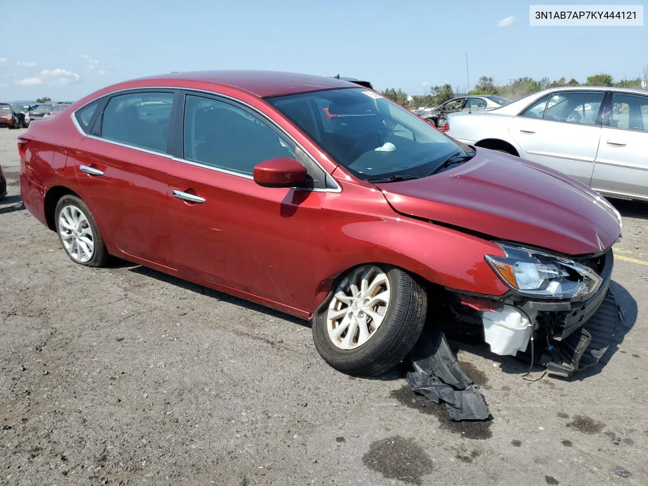 2019 Nissan Sentra S VIN: 3N1AB7AP7KY444121 Lot: 71624684