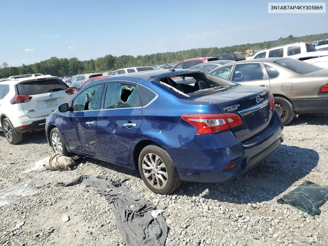 3N1AB7AP4KY305869 2019 Nissan Sentra S