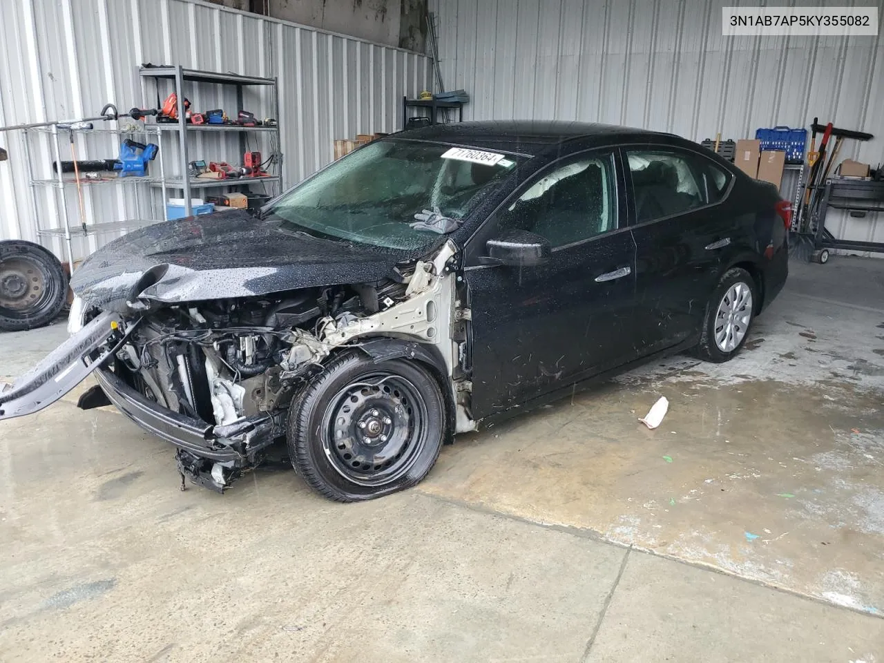 3N1AB7AP5KY355082 2019 Nissan Sentra S