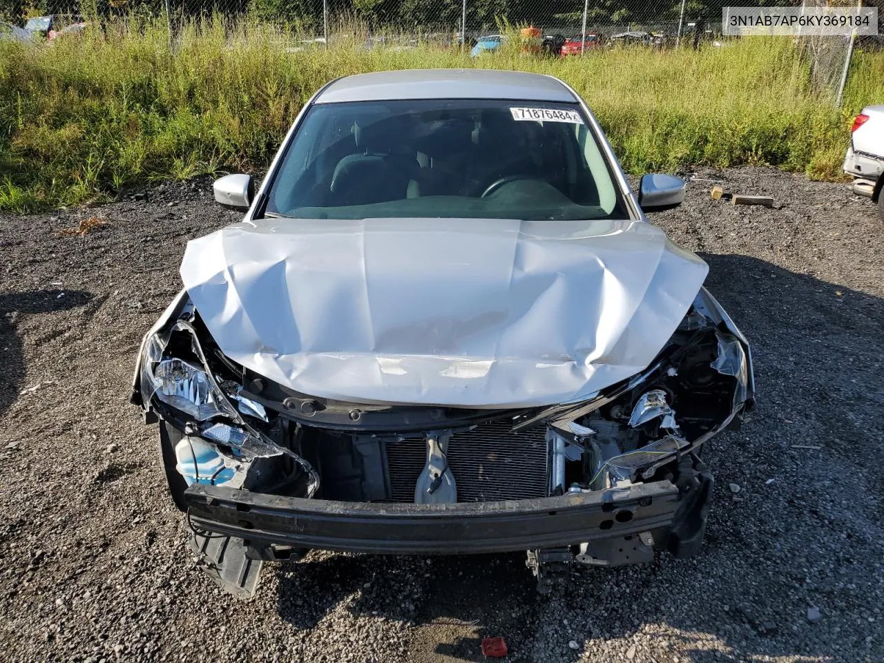 2019 Nissan Sentra S VIN: 3N1AB7AP6KY369184 Lot: 71876484