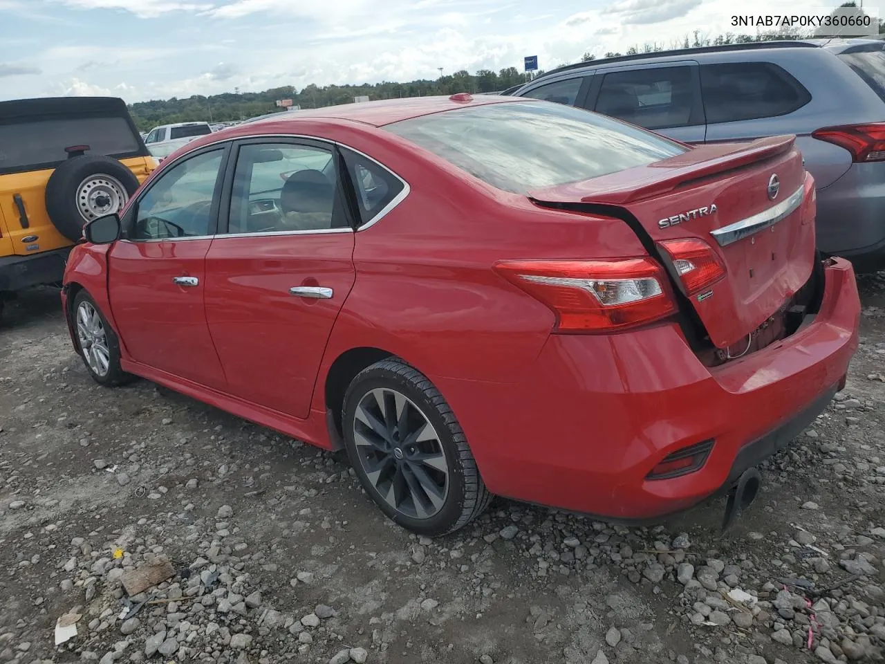 2019 Nissan Sentra S VIN: 3N1AB7AP0KY360660 Lot: 71944334