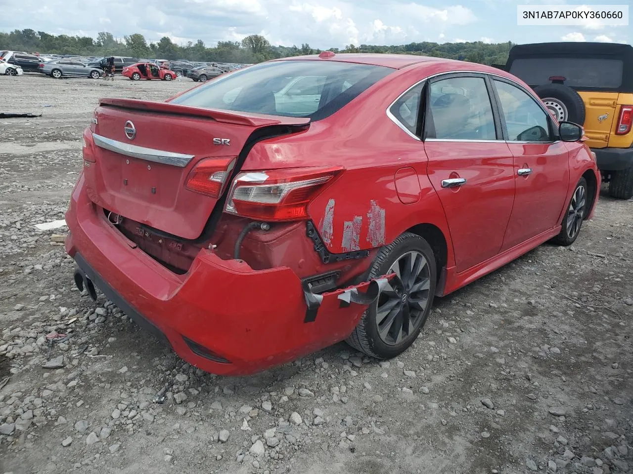 2019 Nissan Sentra S VIN: 3N1AB7AP0KY360660 Lot: 71944334