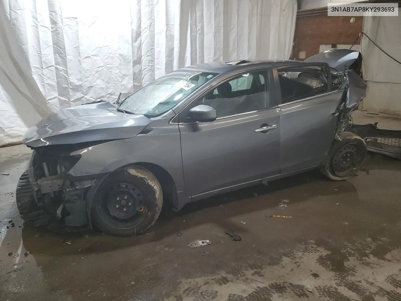 3N1AB7AP8KY293693 2019 Nissan Sentra S