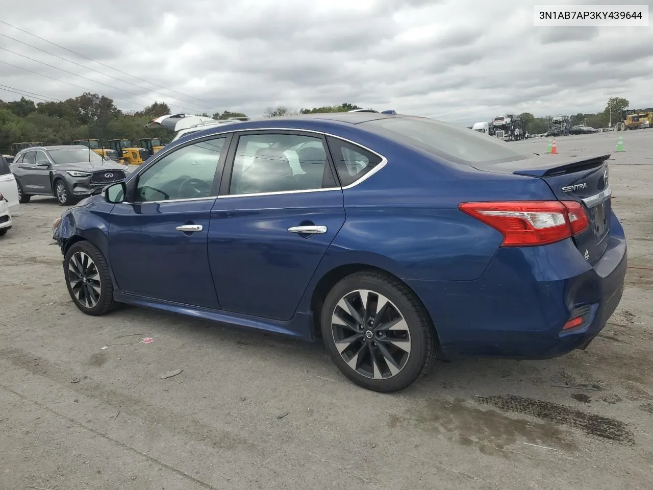 2019 Nissan Sentra S VIN: 3N1AB7AP3KY439644 Lot: 72043594