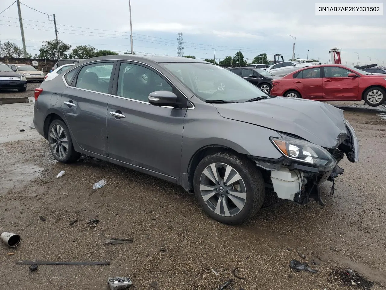 3N1AB7AP2KY331502 2019 Nissan Sentra S