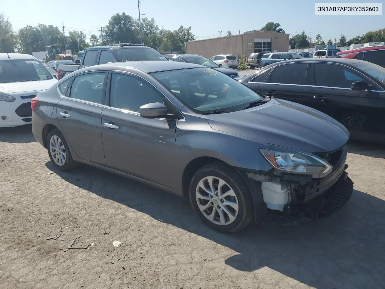 2019 Nissan Sentra S VIN: 3N1AB7AP3KY352603 Lot: 72055754