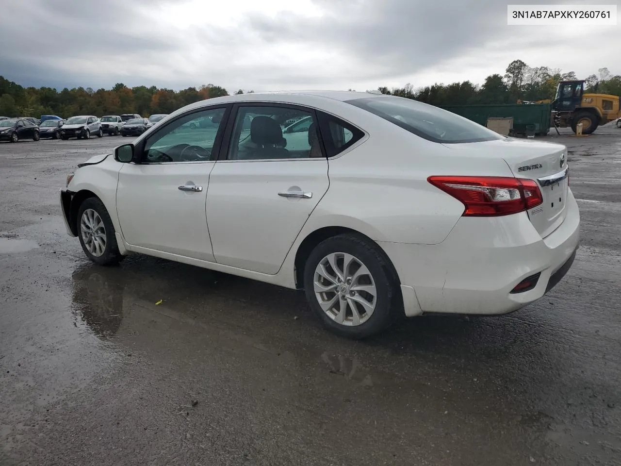 2019 Nissan Sentra S VIN: 3N1AB7APXKY260761 Lot: 72099994