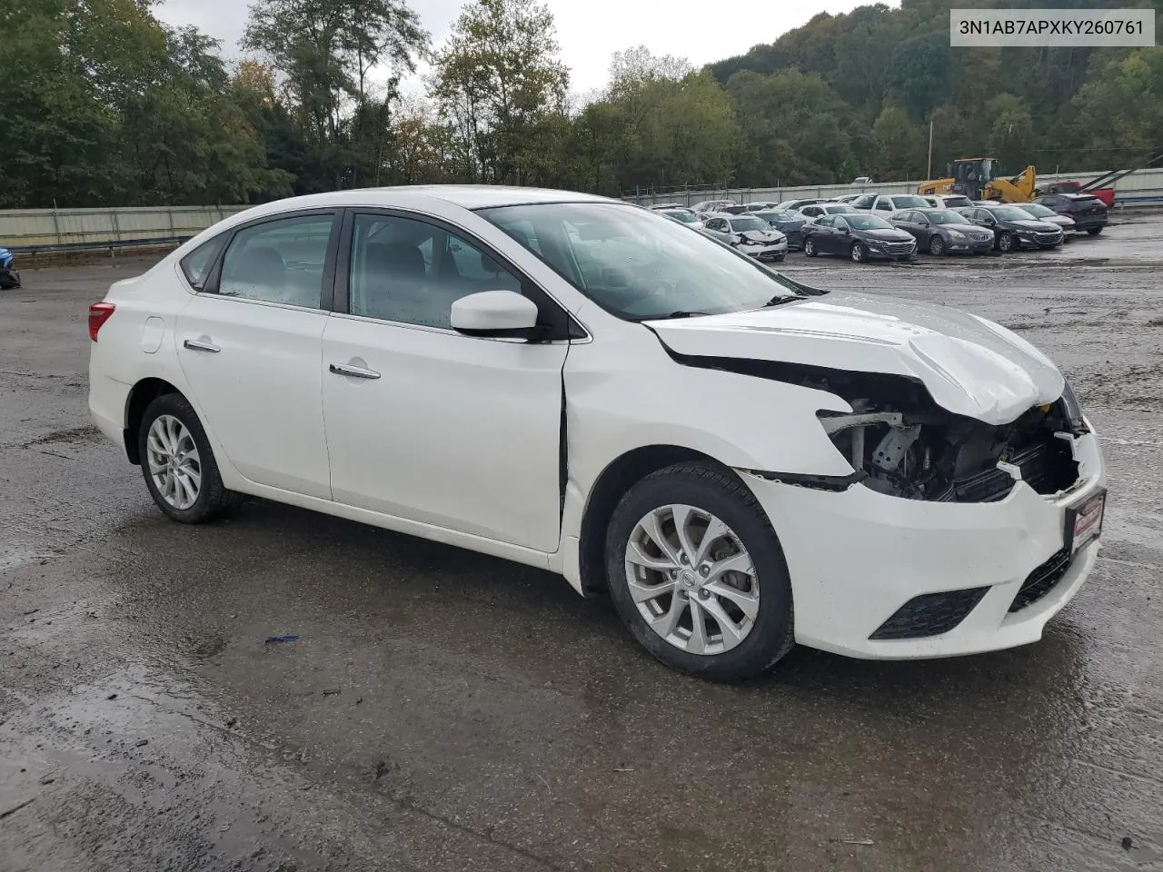 2019 Nissan Sentra S VIN: 3N1AB7APXKY260761 Lot: 72099994