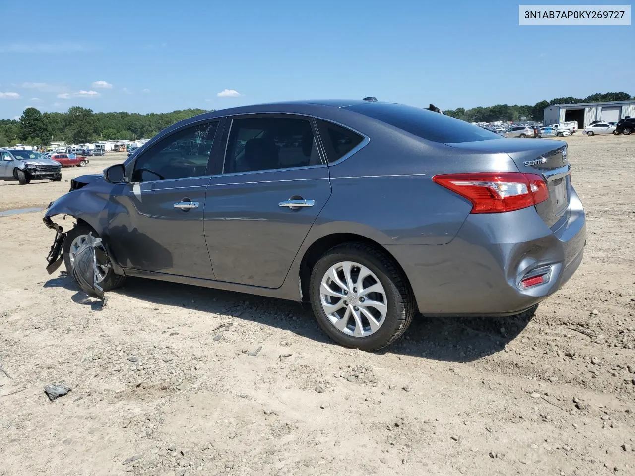 2019 Nissan Sentra S VIN: 3N1AB7AP0KY269727 Lot: 72217414