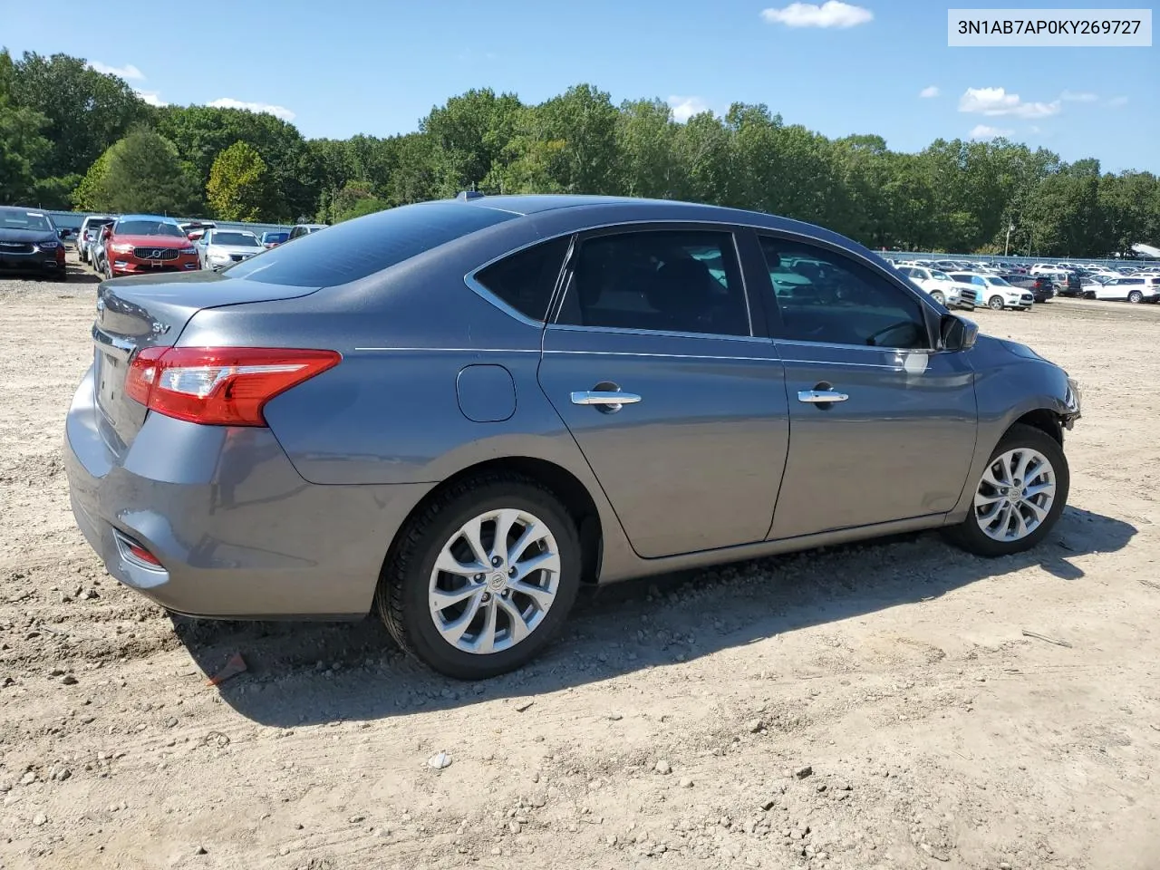 2019 Nissan Sentra S VIN: 3N1AB7AP0KY269727 Lot: 72217414