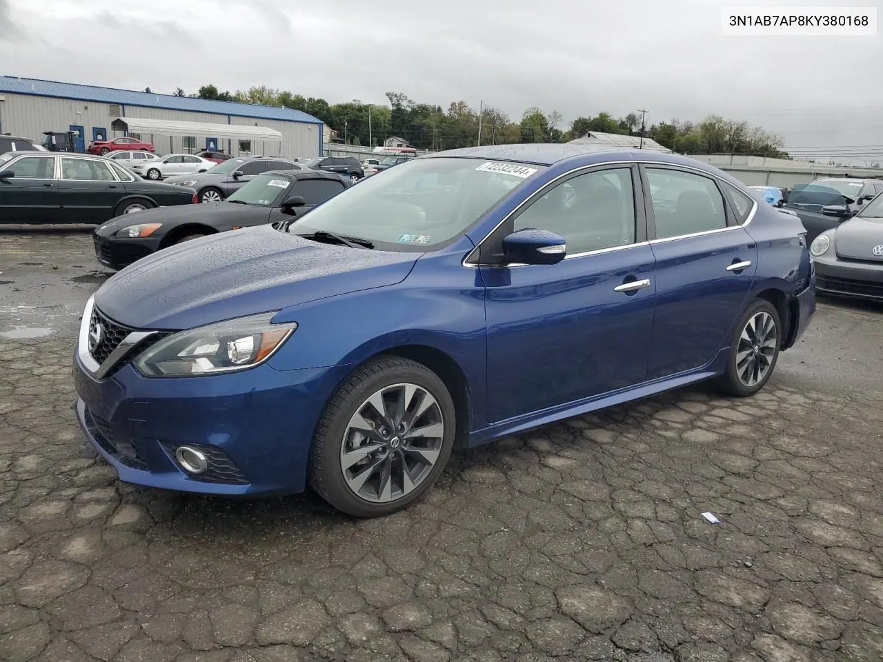 2019 Nissan Sentra S VIN: 3N1AB7AP8KY380168 Lot: 72232244