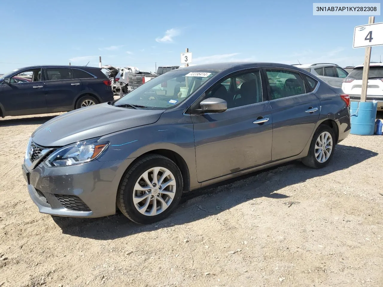 3N1AB7AP1KY282308 2019 Nissan Sentra S