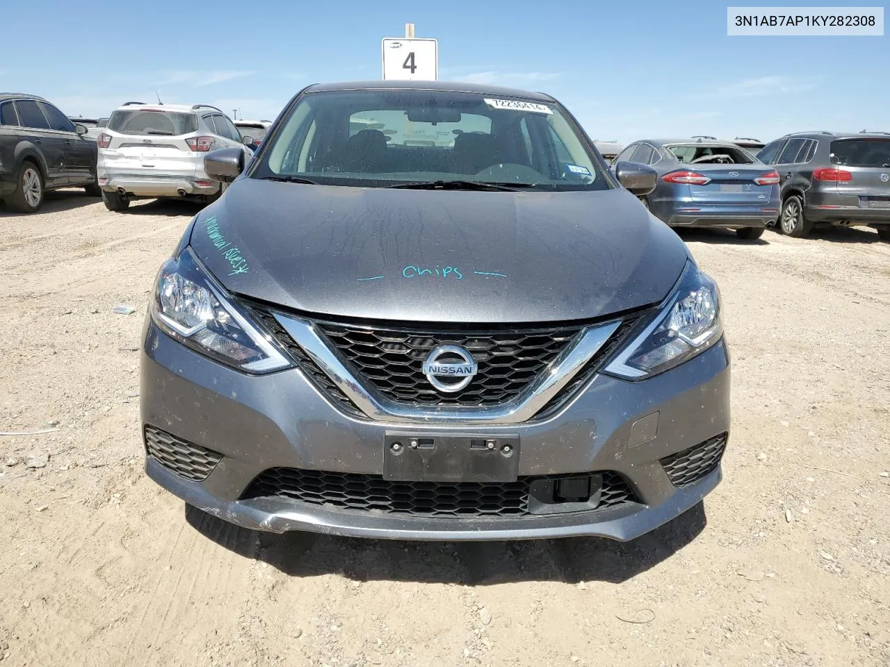 3N1AB7AP1KY282308 2019 Nissan Sentra S