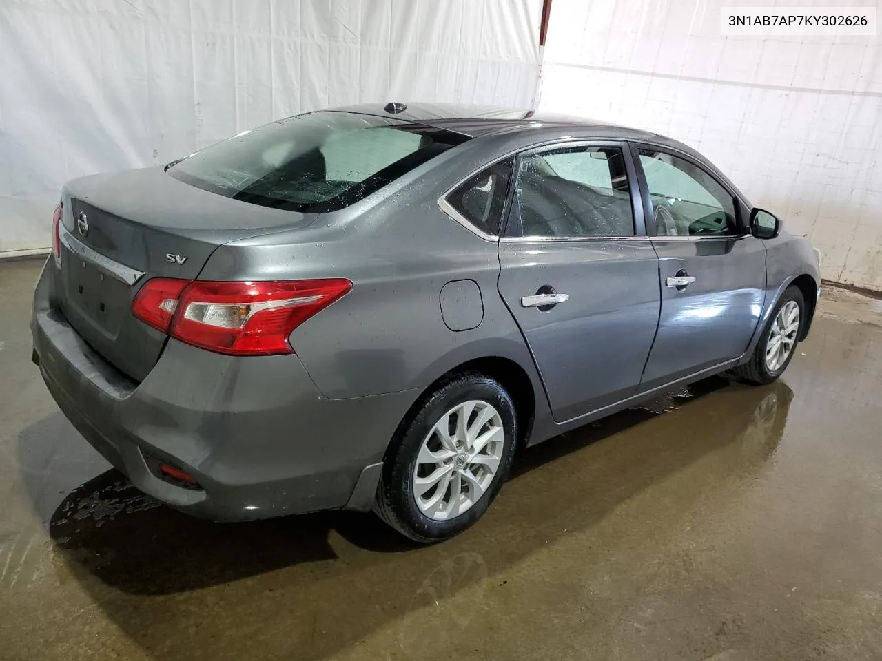 2019 Nissan Sentra S VIN: 3N1AB7AP7KY302626 Lot: 72252594