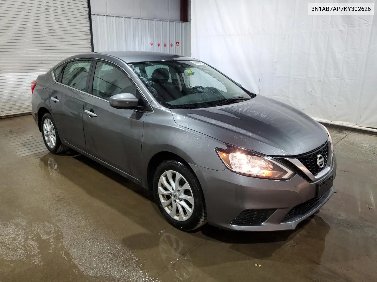 2019 Nissan Sentra S VIN: 3N1AB7AP7KY302626 Lot: 72252594