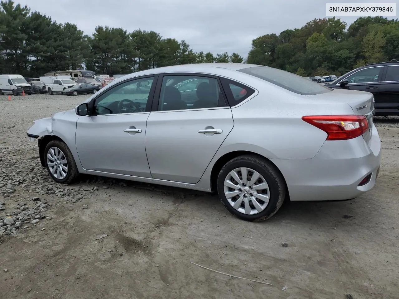 2019 Nissan Sentra S VIN: 3N1AB7APXKY379846 Lot: 72438054