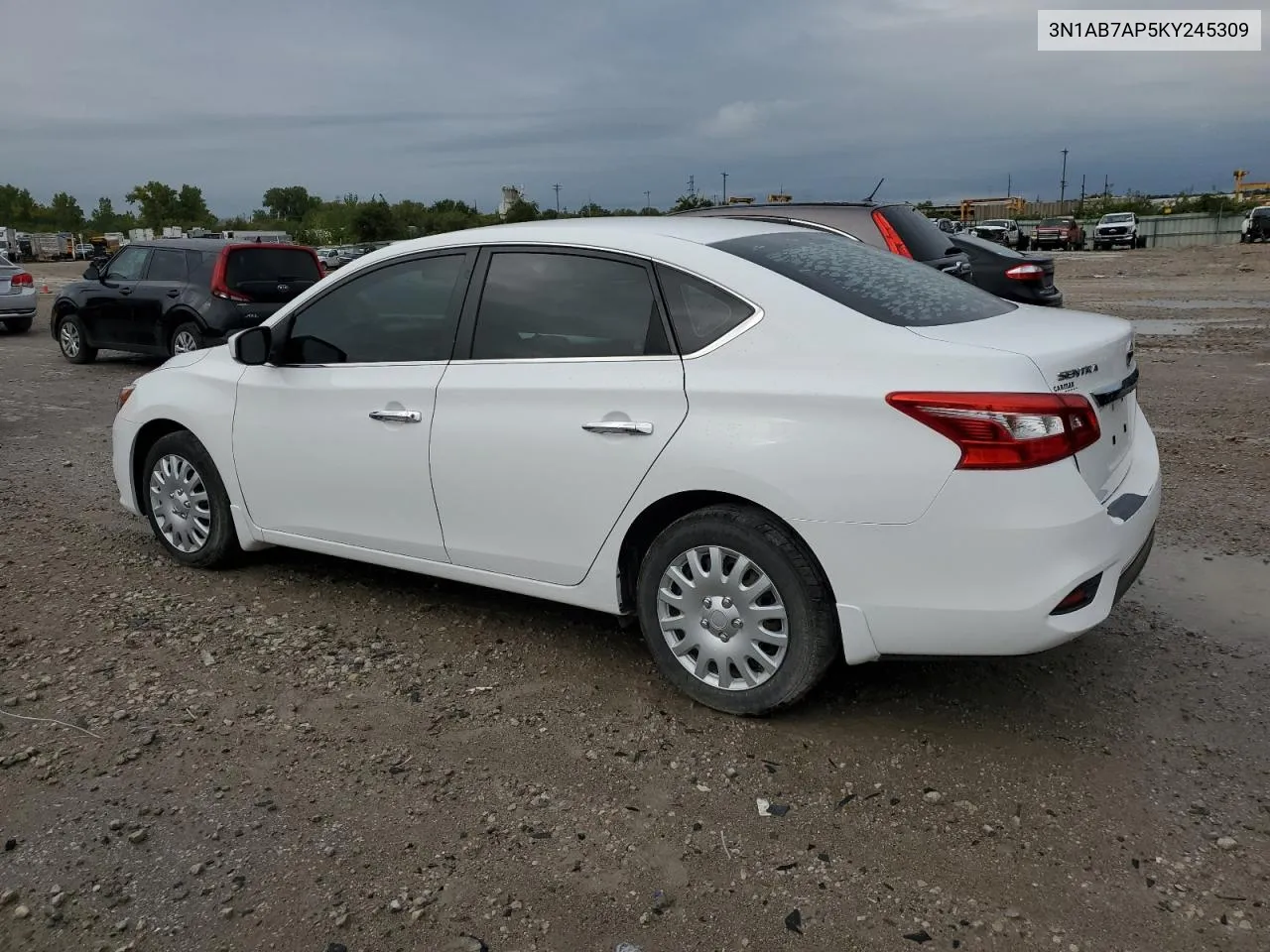 2019 Nissan Sentra S VIN: 3N1AB7AP5KY245309 Lot: 72535184