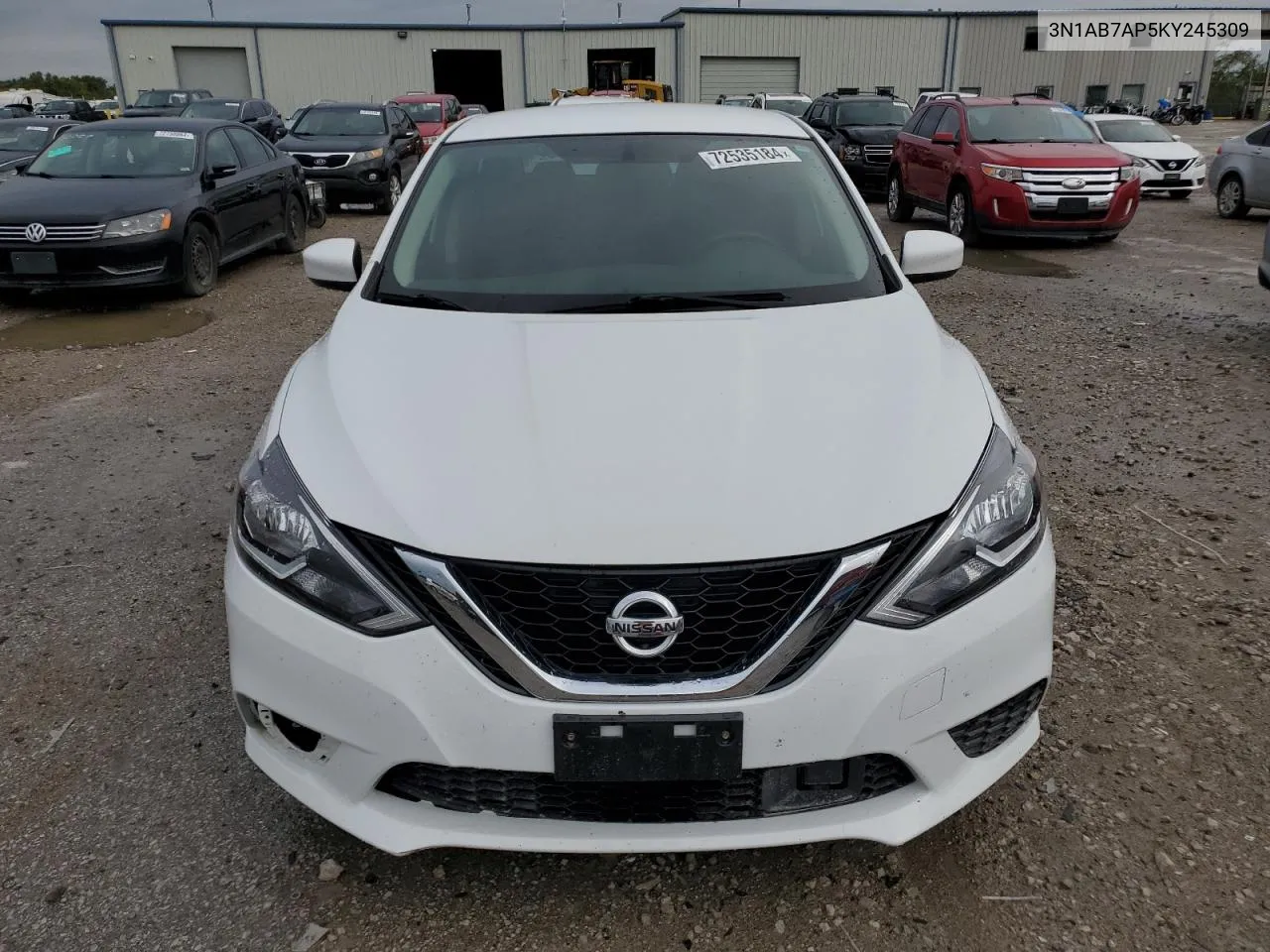 2019 Nissan Sentra S VIN: 3N1AB7AP5KY245309 Lot: 72535184