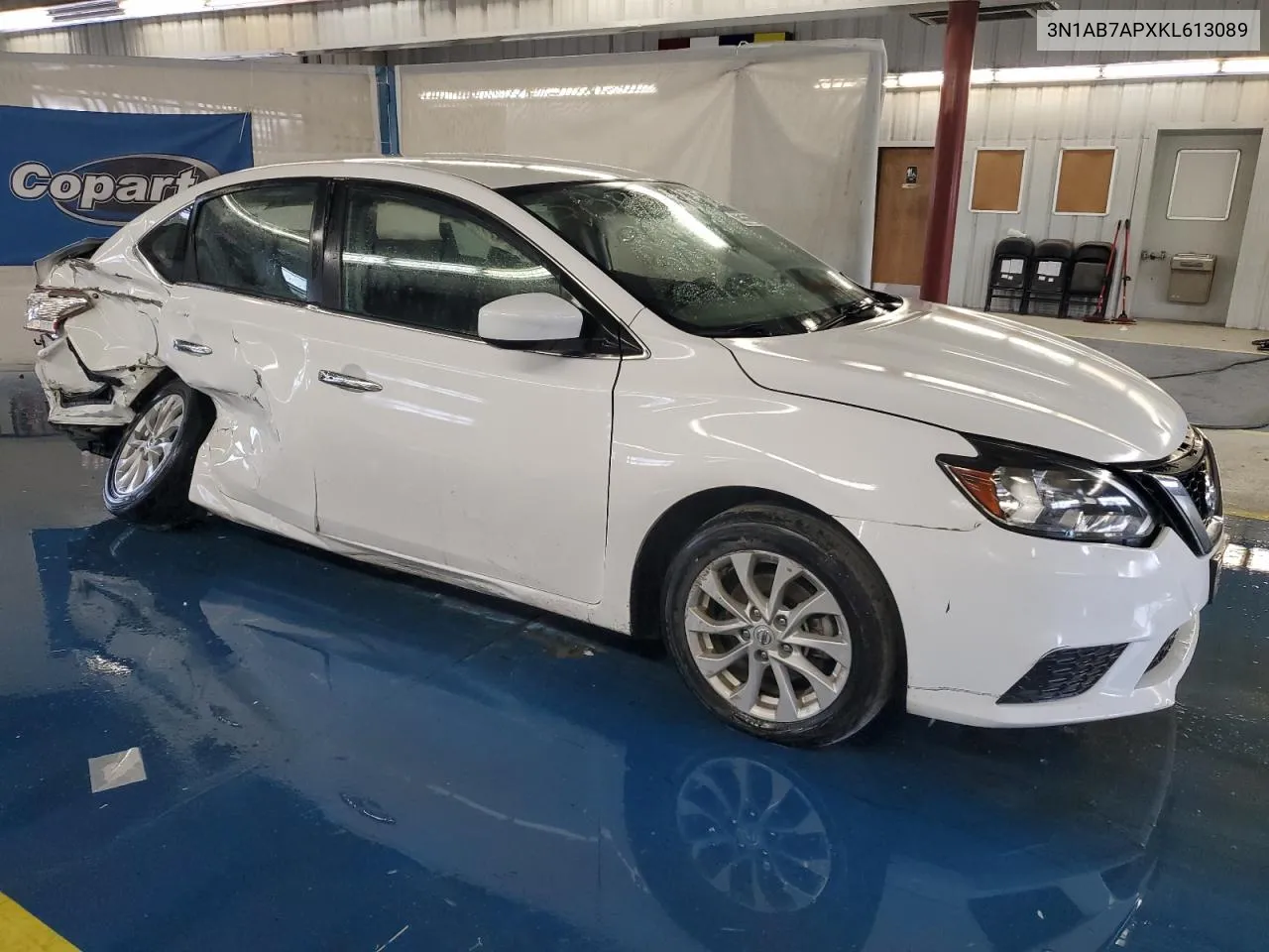 2019 Nissan Sentra S VIN: 3N1AB7APXKL613089 Lot: 72565704