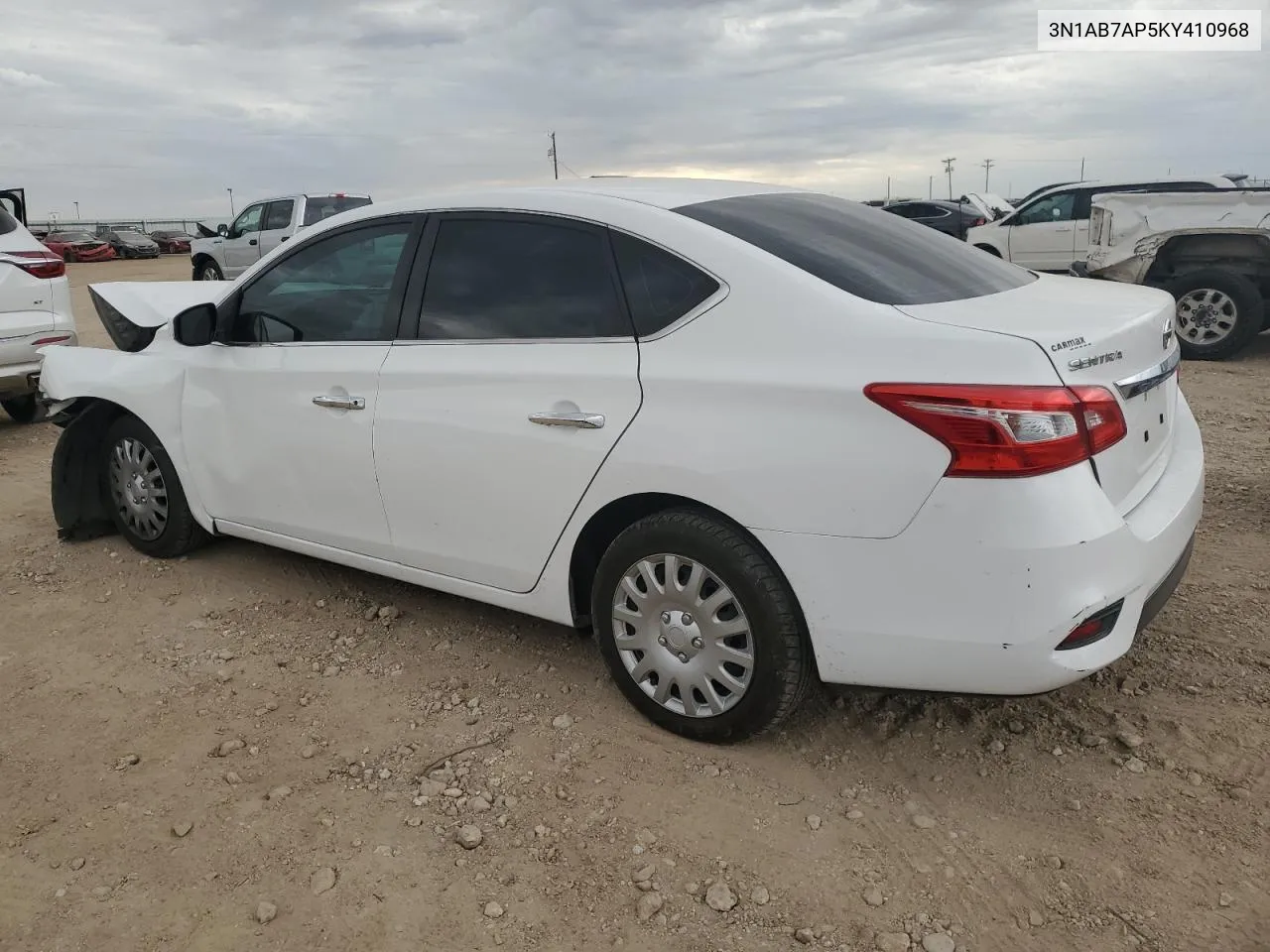 2019 Nissan Sentra S VIN: 3N1AB7AP5KY410968 Lot: 72586914