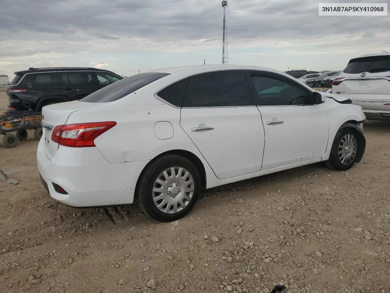 2019 Nissan Sentra S VIN: 3N1AB7AP5KY410968 Lot: 72586914