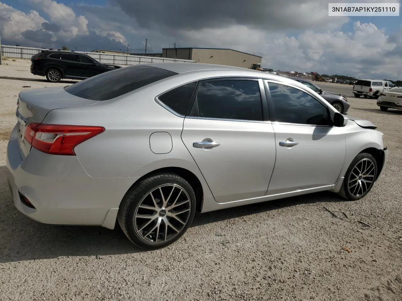 2019 Nissan Sentra S VIN: 3N1AB7AP1KY251110 Lot: 72601954