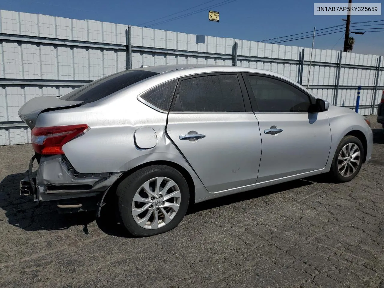 2019 Nissan Sentra S VIN: 3N1AB7AP5KY325659 Lot: 72733044