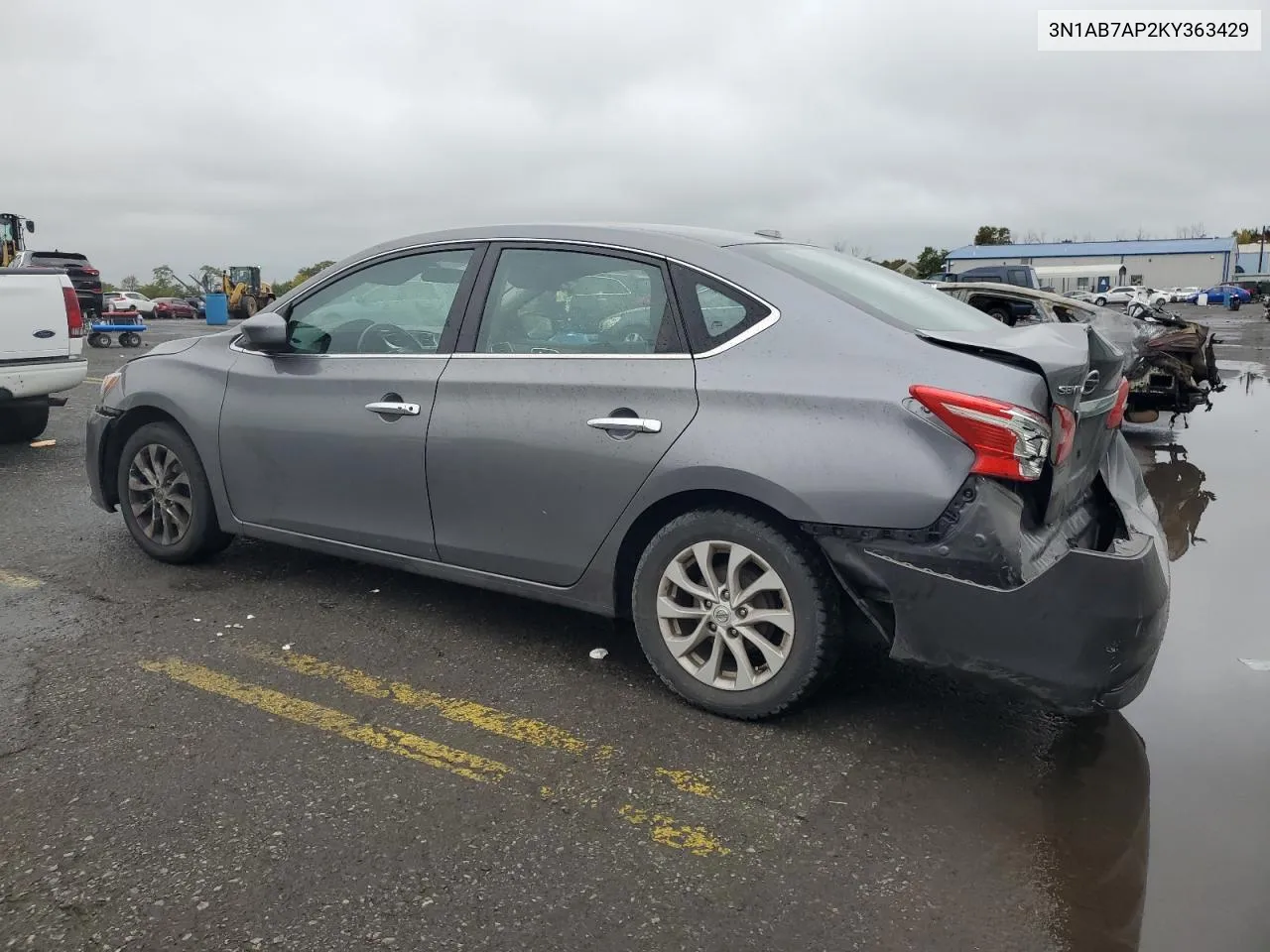 3N1AB7AP2KY363429 2019 Nissan Sentra S