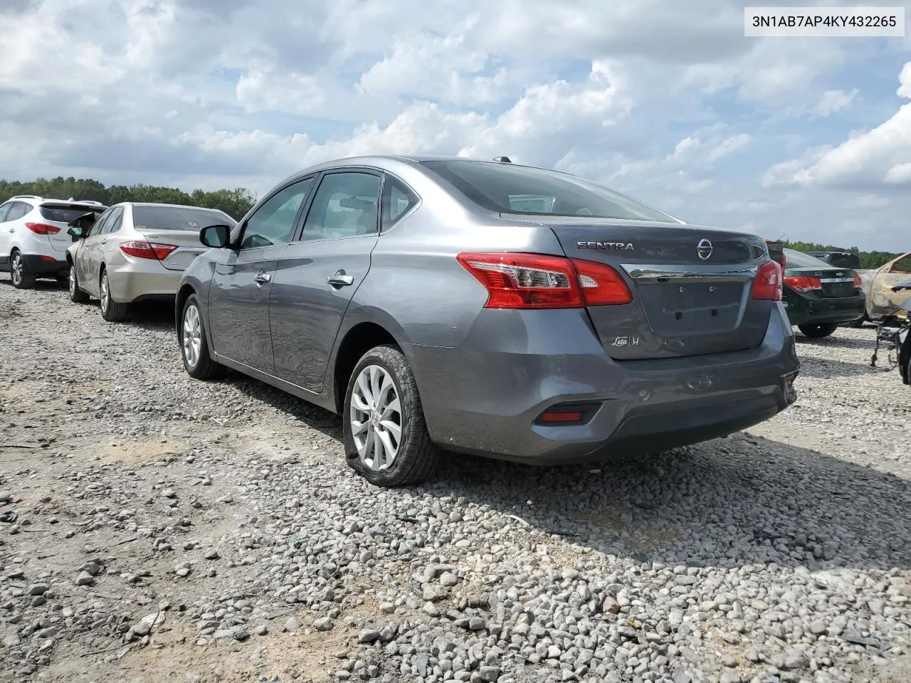 3N1AB7AP4KY432265 2019 Nissan Sentra S