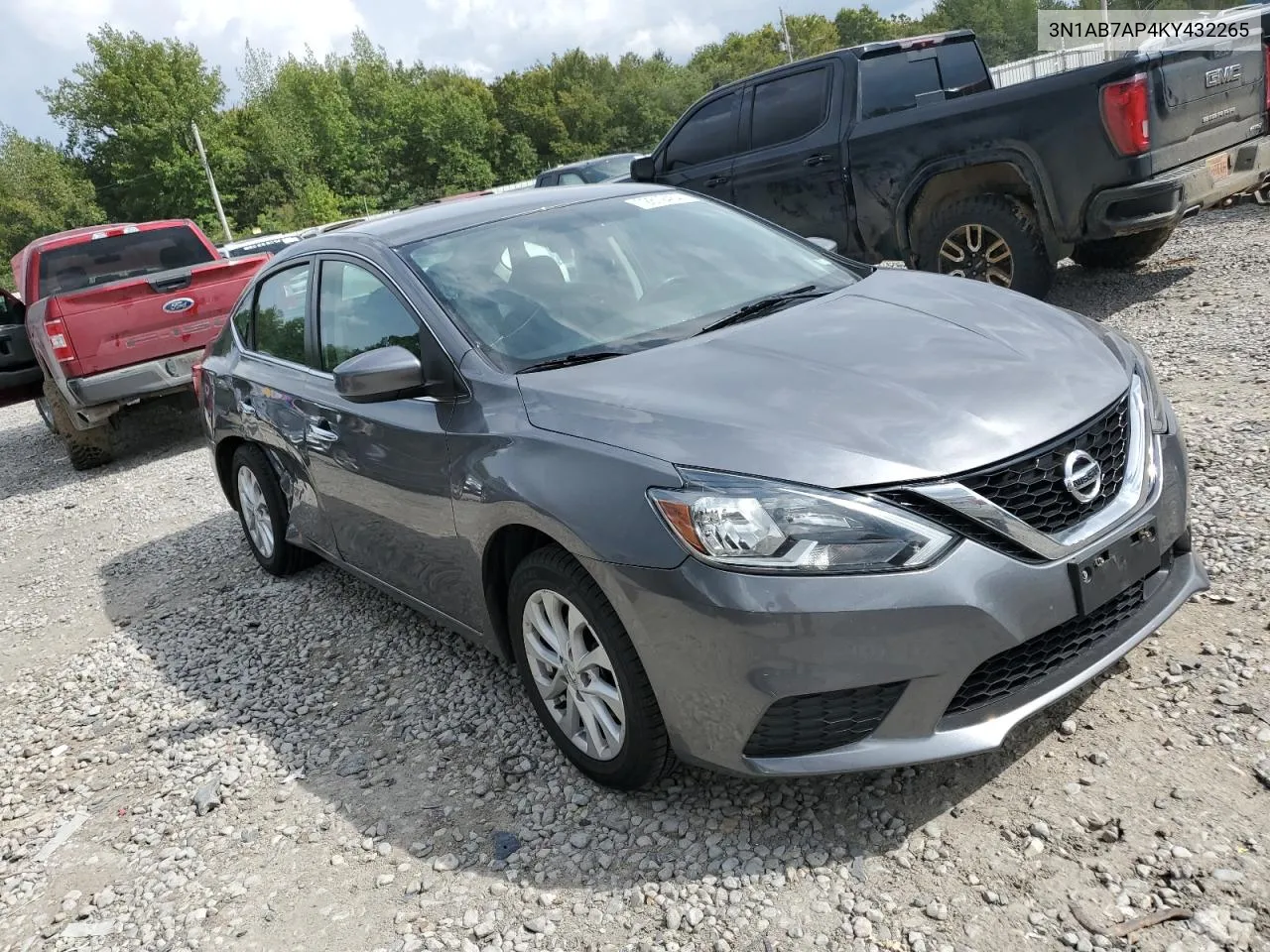 2019 Nissan Sentra S VIN: 3N1AB7AP4KY432265 Lot: 72819454