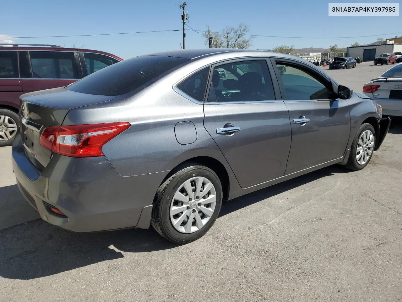 2019 Nissan Sentra S VIN: 3N1AB7AP4KY397985 Lot: 72821244