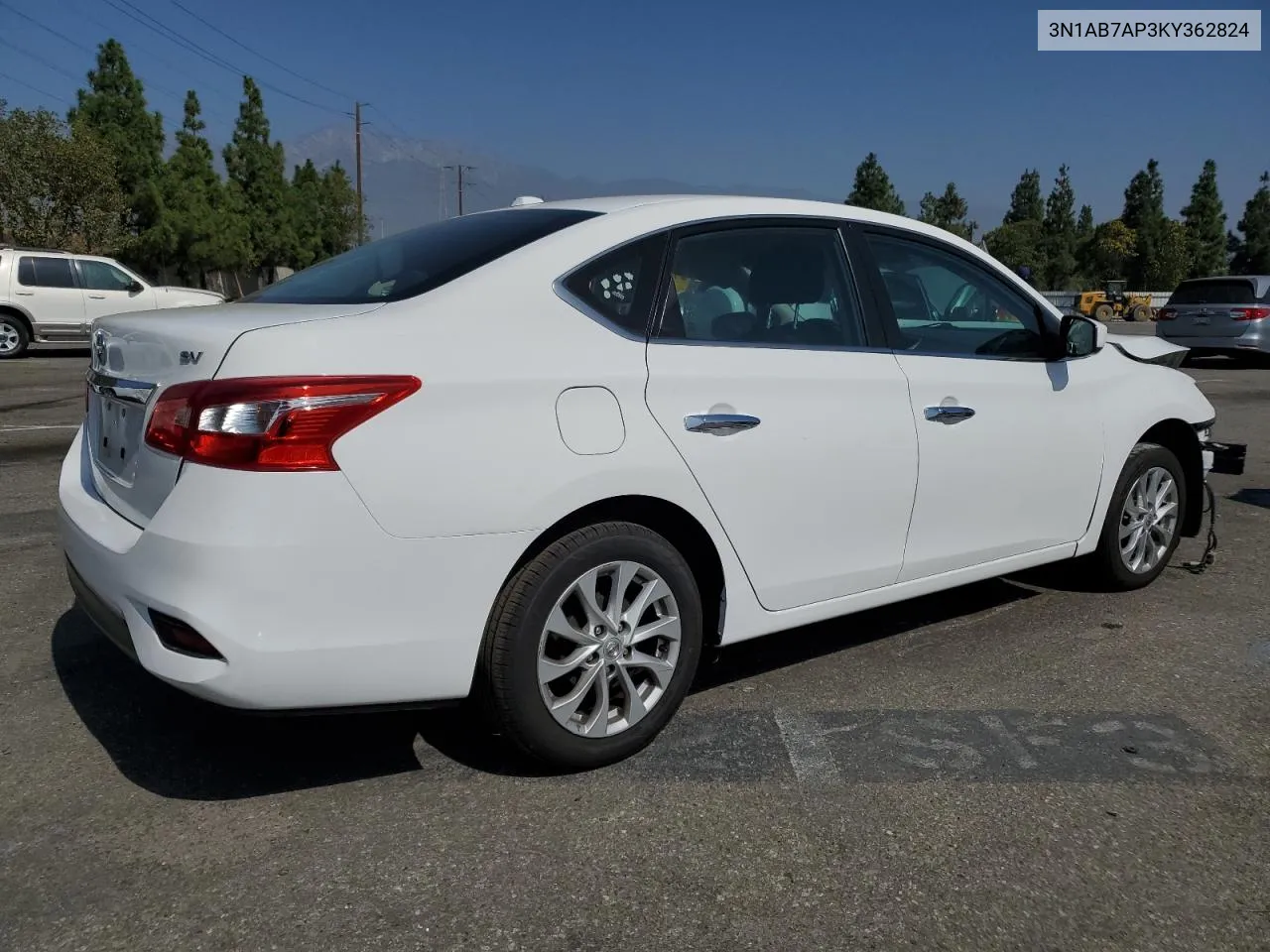 3N1AB7AP3KY362824 2019 Nissan Sentra S