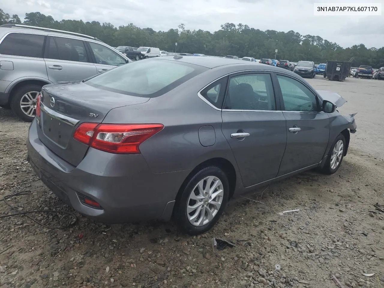 3N1AB7AP7KL607170 2019 Nissan Sentra S