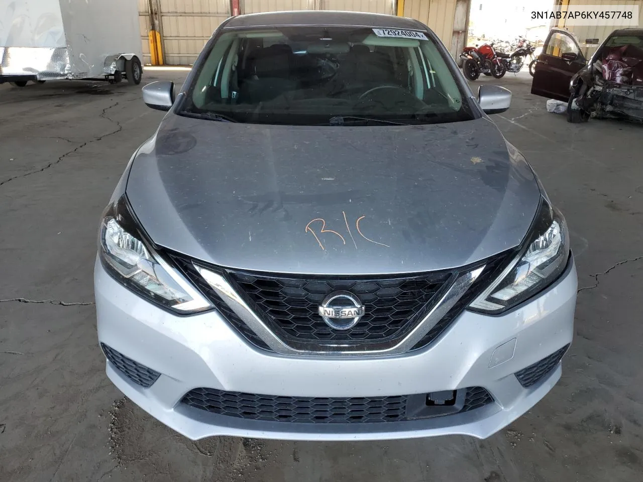 3N1AB7AP6KY457748 2019 Nissan Sentra S