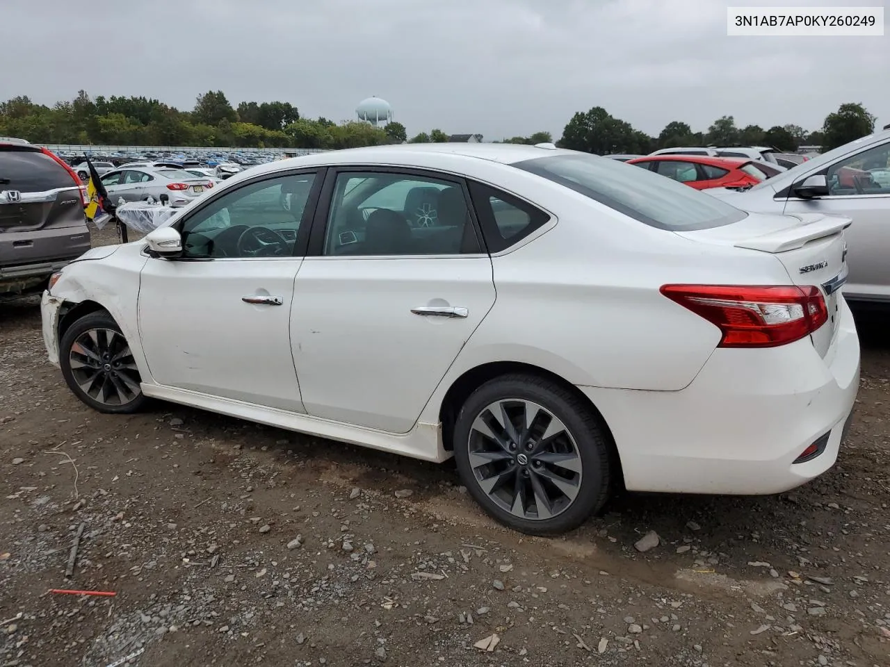 2019 Nissan Sentra S VIN: 3N1AB7AP0KY260249 Lot: 72934034