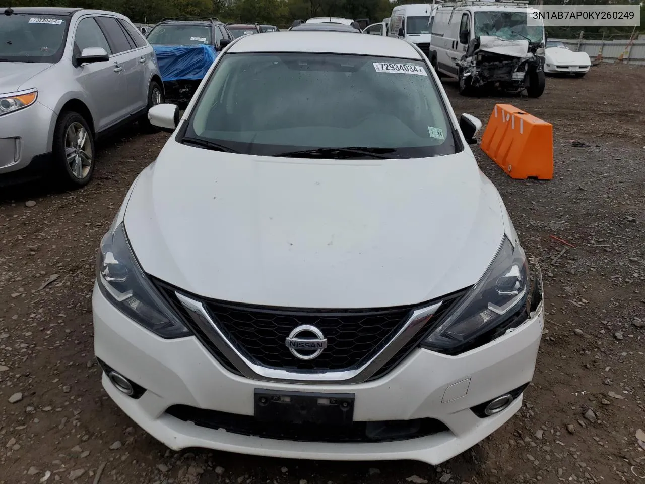 3N1AB7AP0KY260249 2019 Nissan Sentra S