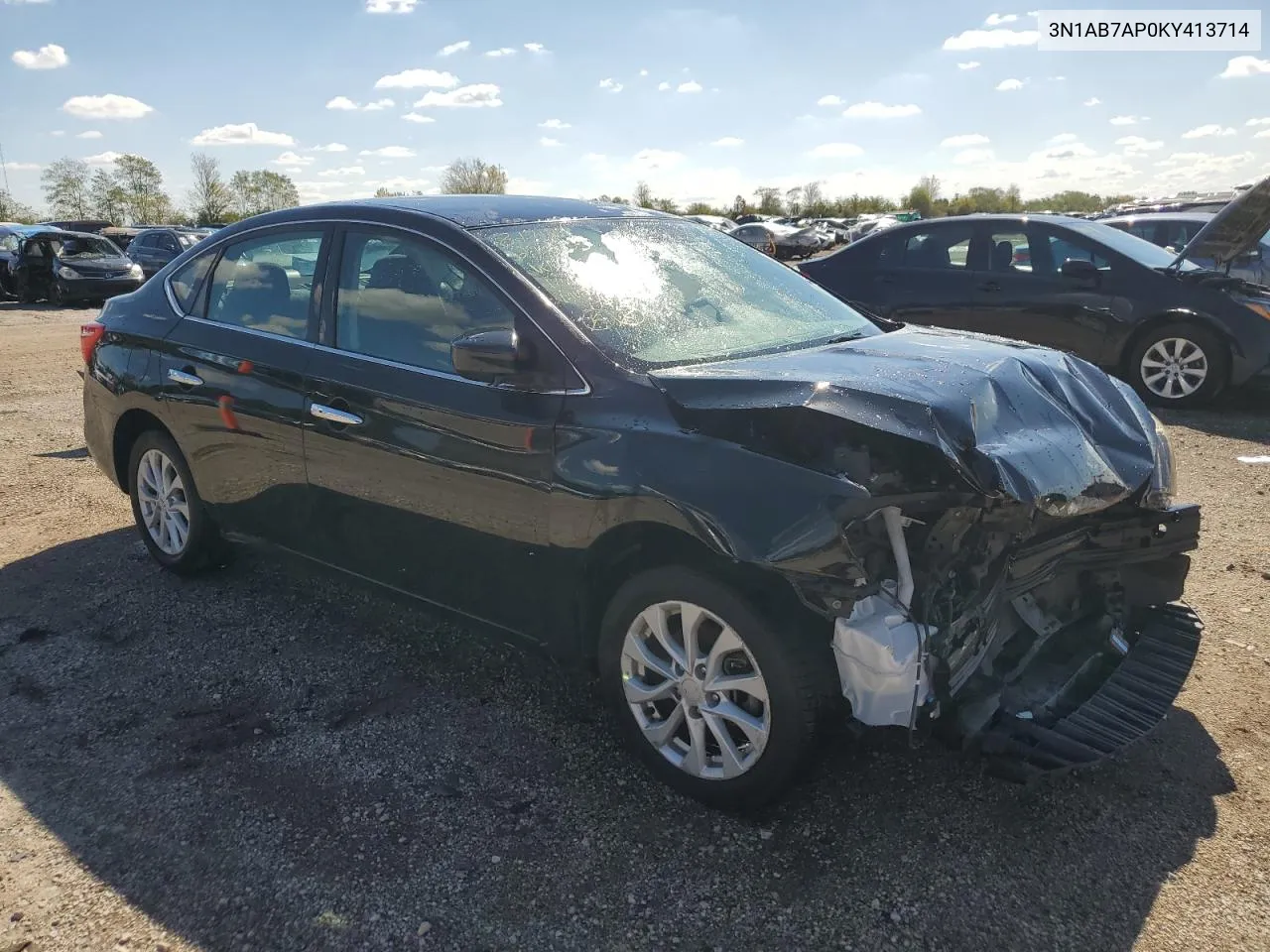 3N1AB7AP0KY413714 2019 Nissan Sentra S