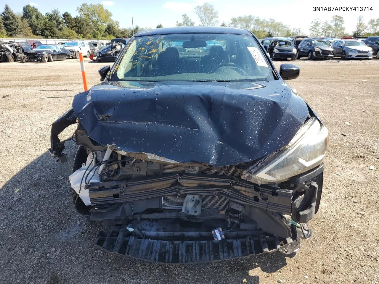 2019 Nissan Sentra S VIN: 3N1AB7AP0KY413714 Lot: 72945264