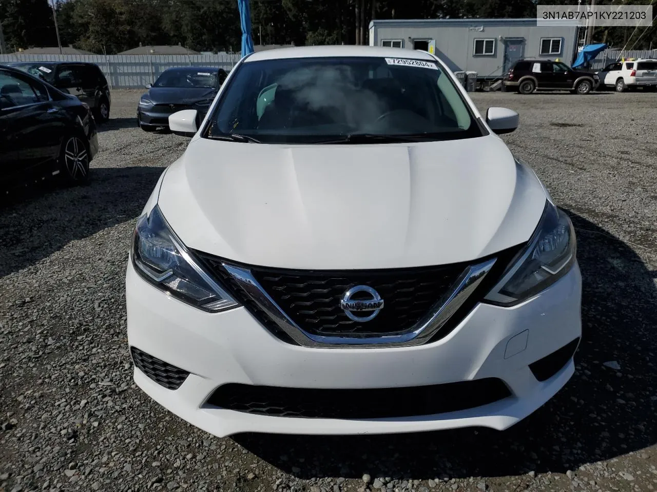 2019 Nissan Sentra S VIN: 3N1AB7AP1KY221203 Lot: 72952804