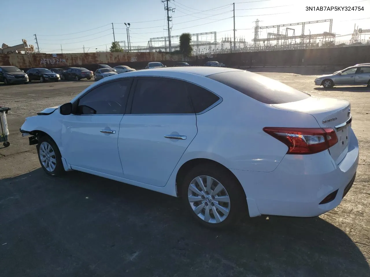 2019 Nissan Sentra S VIN: 3N1AB7AP5KY324754 Lot: 72979454