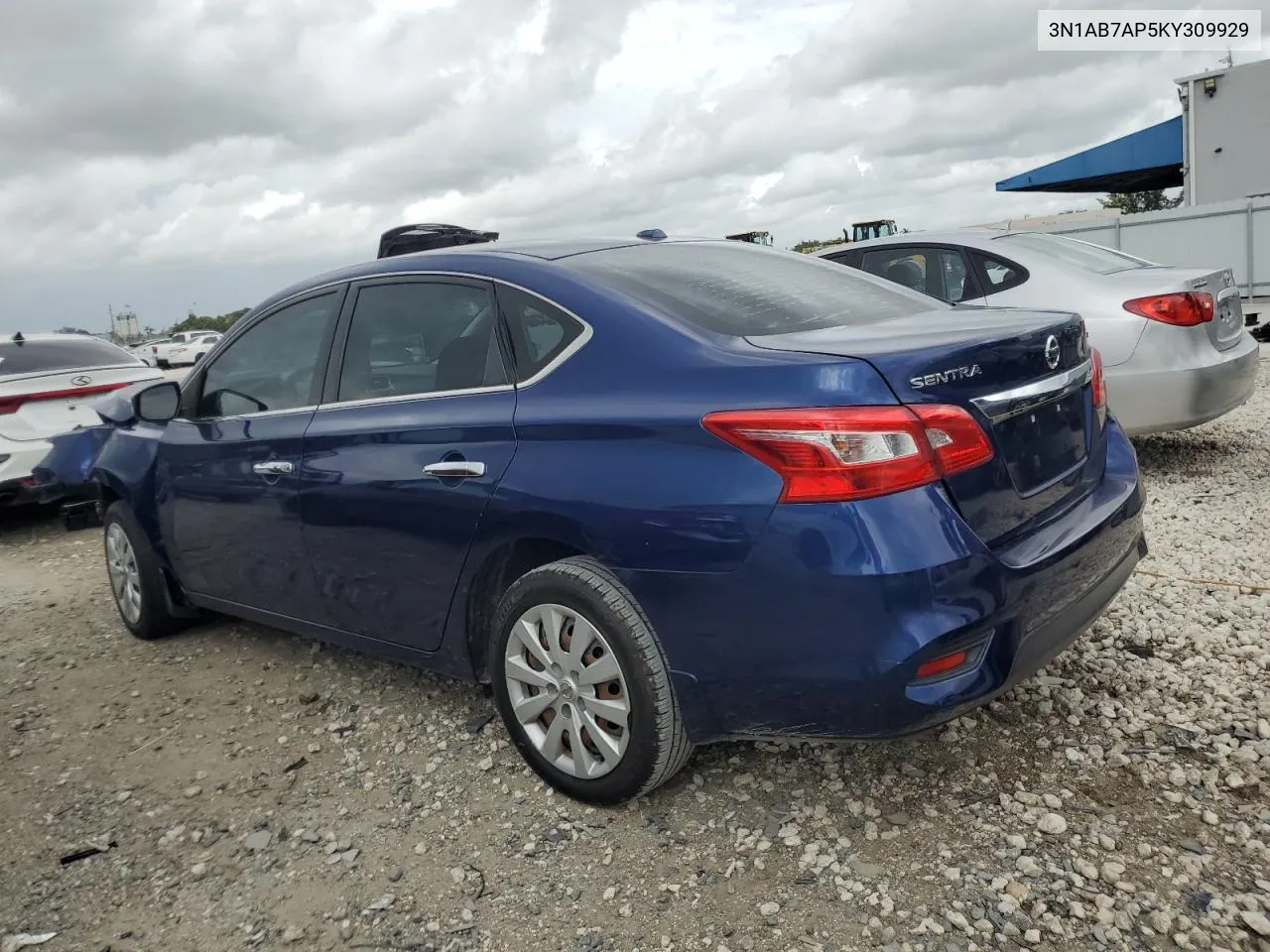 2019 Nissan Sentra S VIN: 3N1AB7AP5KY309929 Lot: 72991674