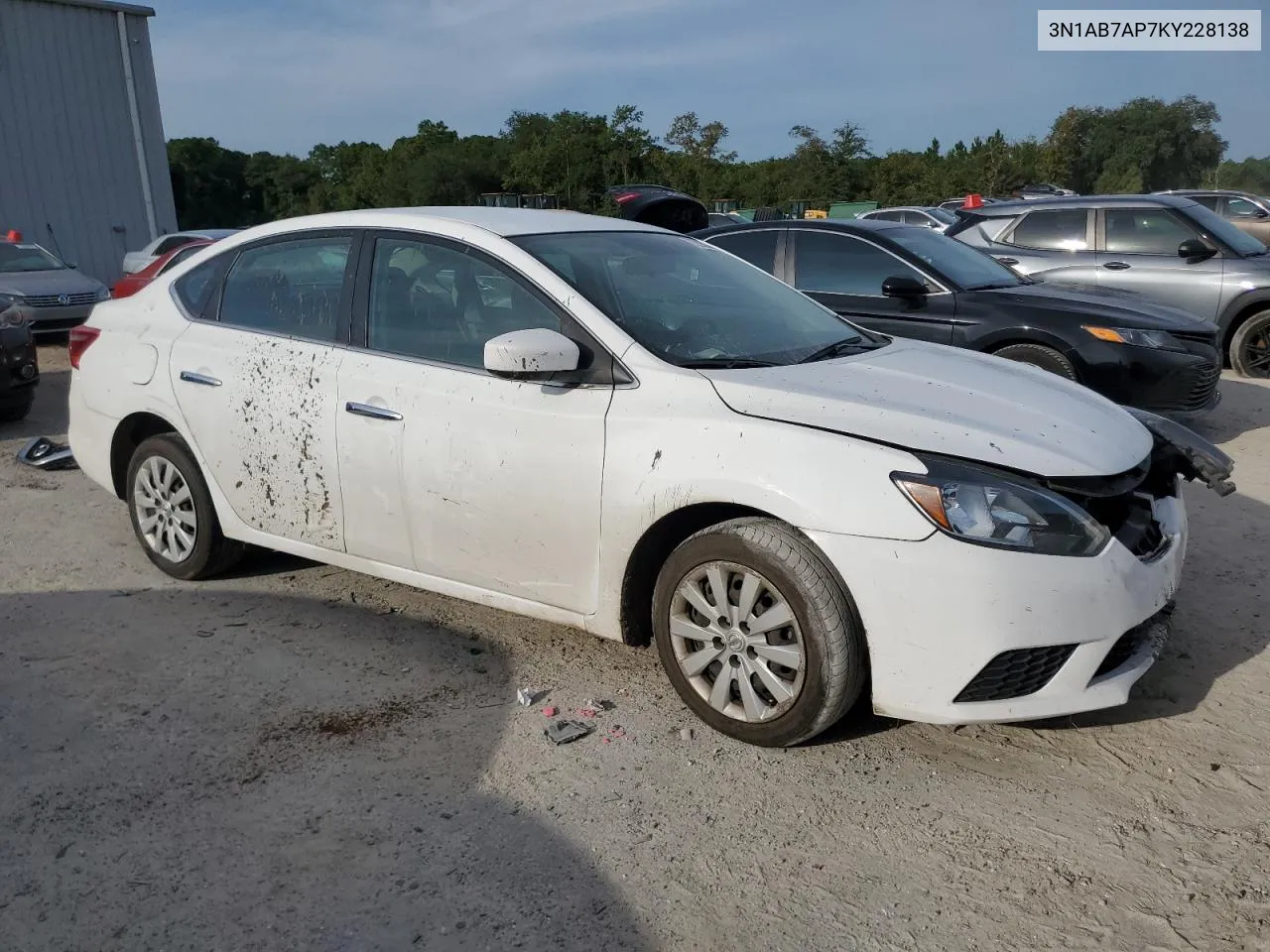 3N1AB7AP7KY228138 2019 Nissan Sentra S